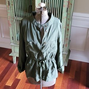 Sanctuary Olive Casual Lightweight Jacket M
